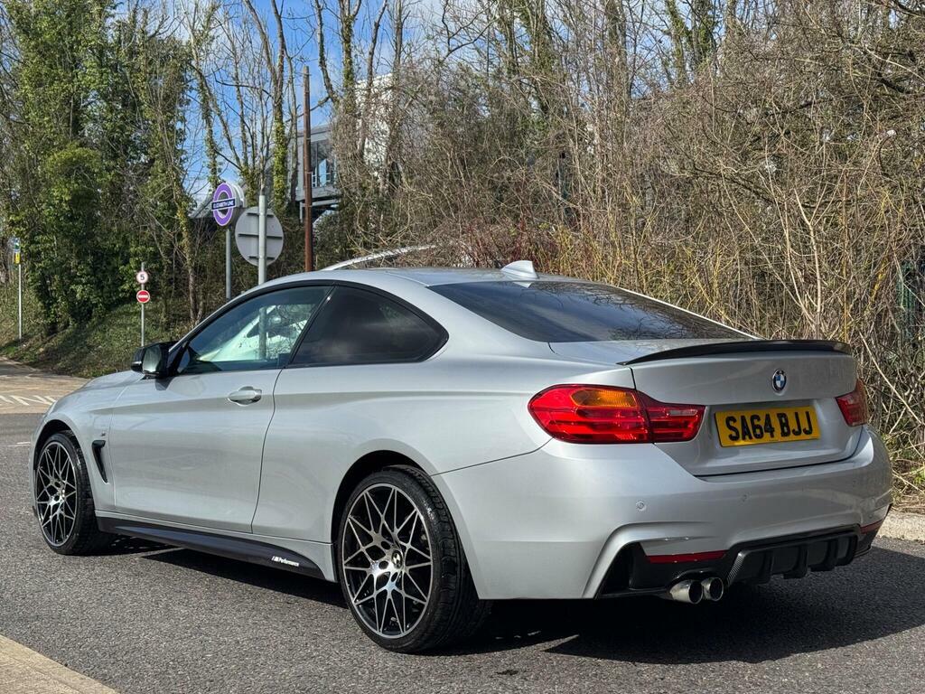 BMW 4 Series 2.0 420D M Sport Xdrive Euro 6 S S SA64BJJ Silver #4