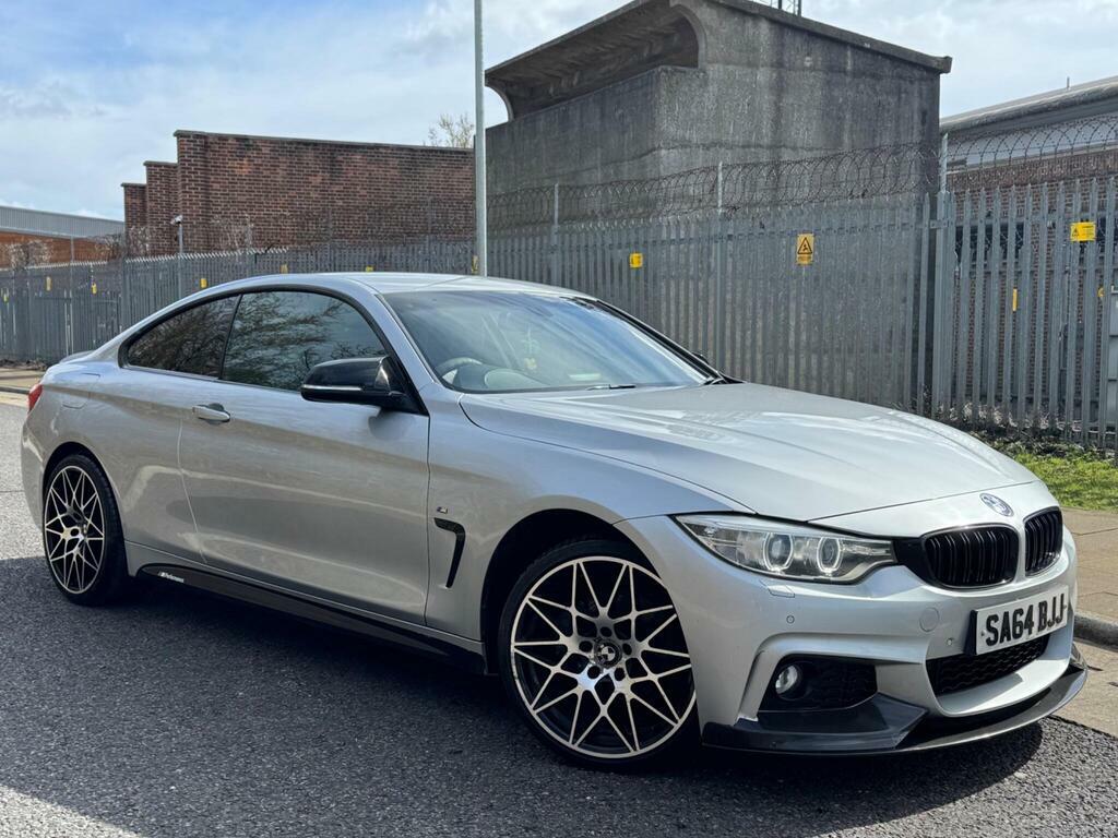 BMW 4 Series 2.0 420D M Sport Xdrive Euro 6 S S SA64BJJ Silver #3