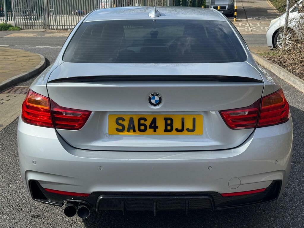 BMW 4 Series 2.0 420D M Sport Xdrive Euro 6 S S SA64BJJ Silver #5