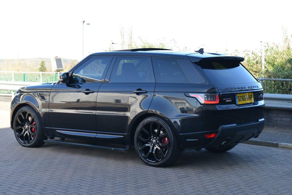Land Rover Range Rover Sport 3.0 Sd V6 Dynamic 4Wd Euro 6 S SO66HHP Black #5