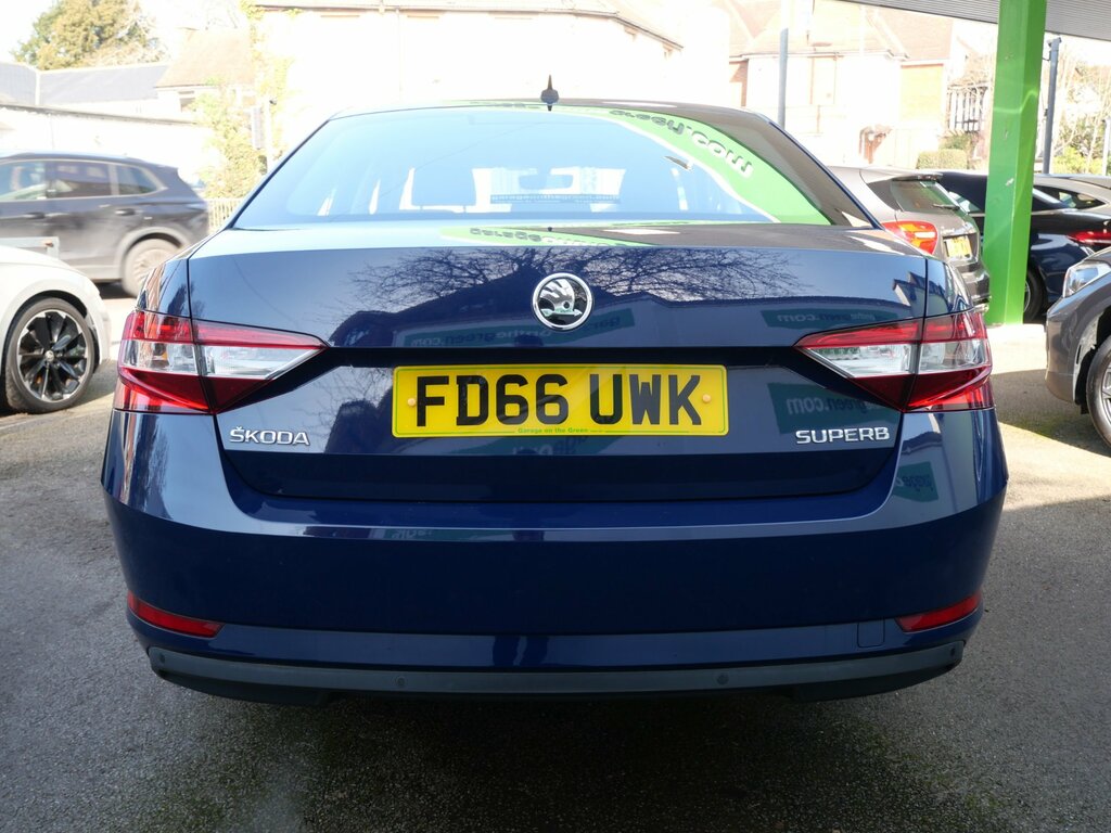 Skoda Superb 1.6 Tdi Se Dsg Euro 6 Ss Only 36000 Miles 2 Blue #5
