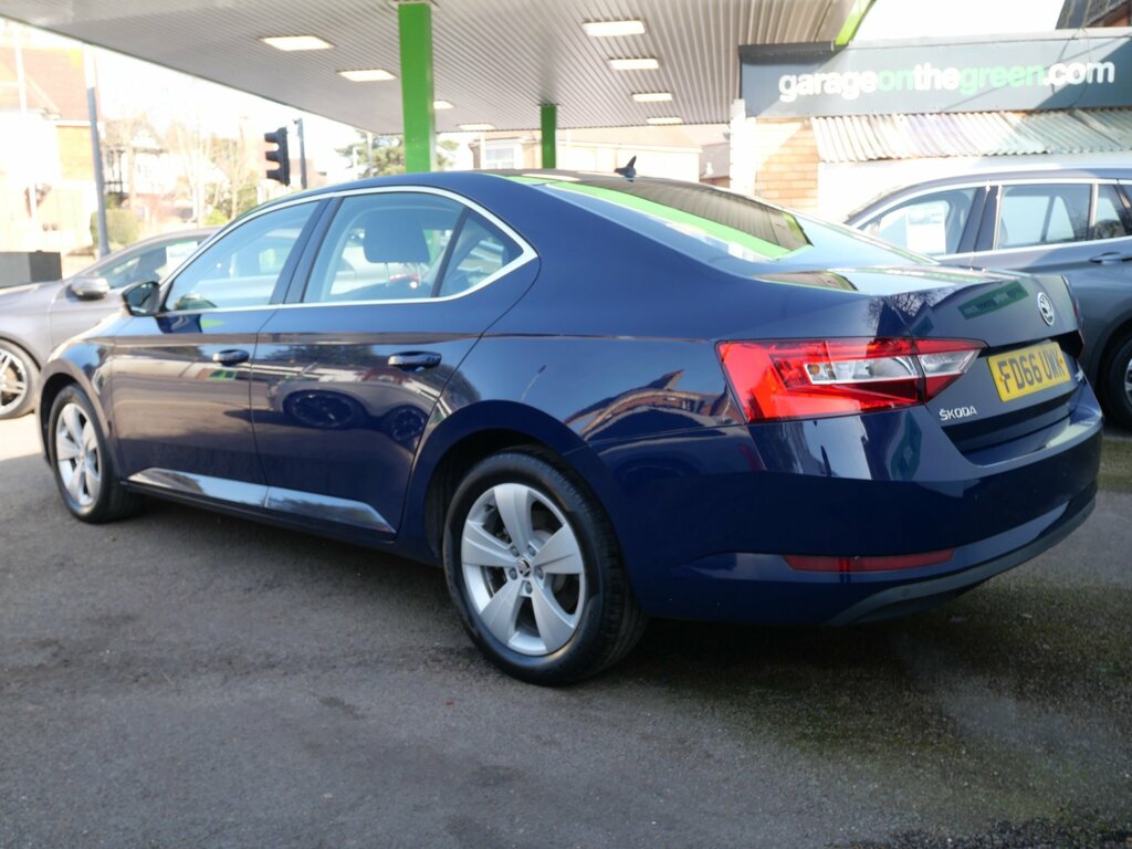 Skoda Superb 1.6 Tdi Se Dsg Euro 6 Ss Only 36000 Miles 2 Blue #6