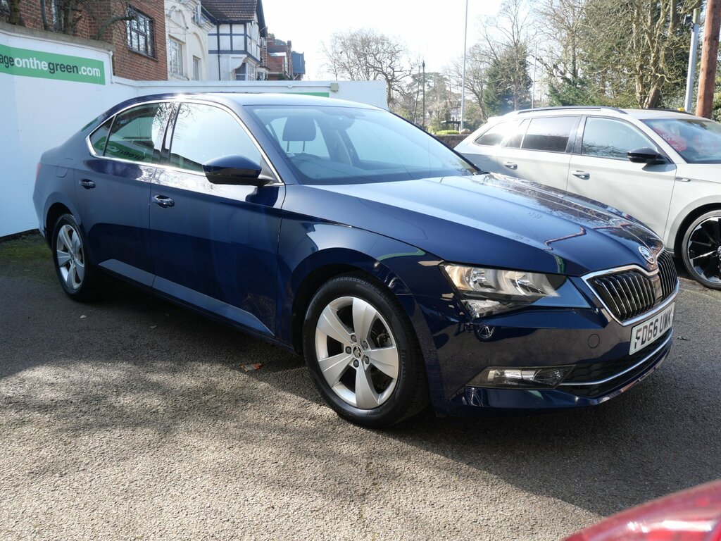 Skoda Superb 1.6 Tdi Se Dsg Euro 6 Ss Only 36000 Miles 2 Blue #3