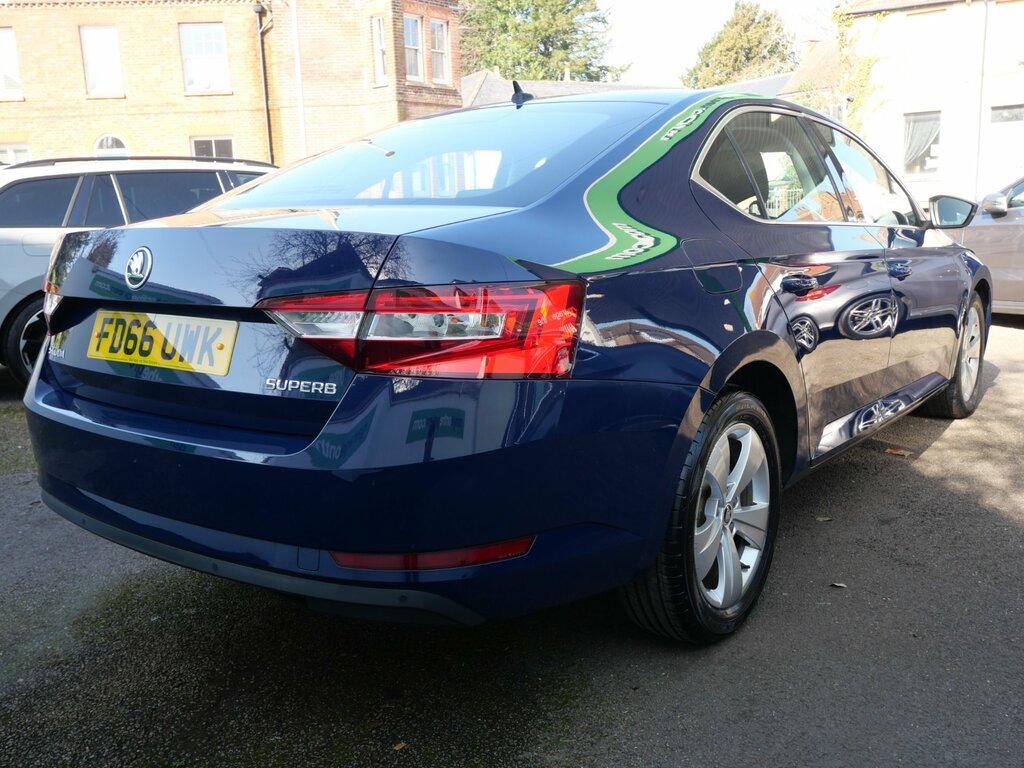 Skoda Superb 1.6 Tdi Se Dsg Euro 6 Ss Only 36000 Miles 2 Blue #4