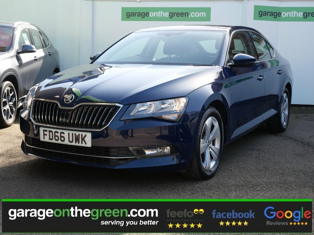 Skoda Superb 1.6 Tdi Se Dsg Euro 6 Ss Only 36000 Miles 2 Blue