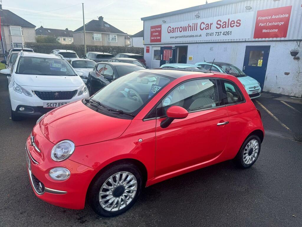 Fiat 500 Hatchback 1.2 Lounge Euro 6 Ss 201919 Red