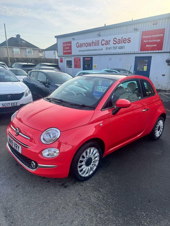 Fiat 500 Hatchback 1.2 Lounge Euro 6 Ss 201919 WN19VRY Red #5