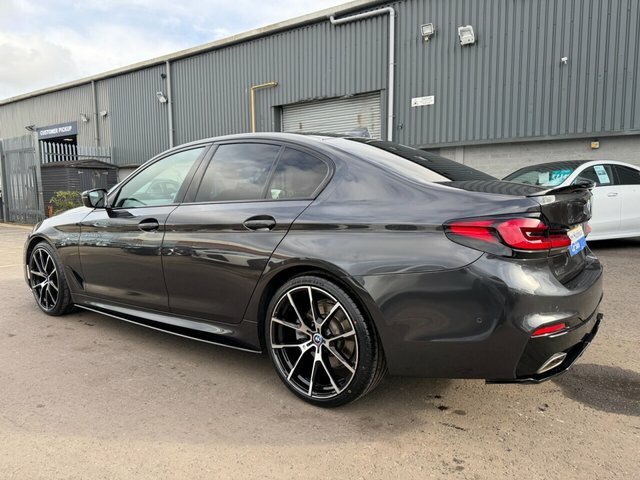BMW 5 Series 2.0 520D Mht M Sport Saloon Hybrid LL20FJO Grey #5