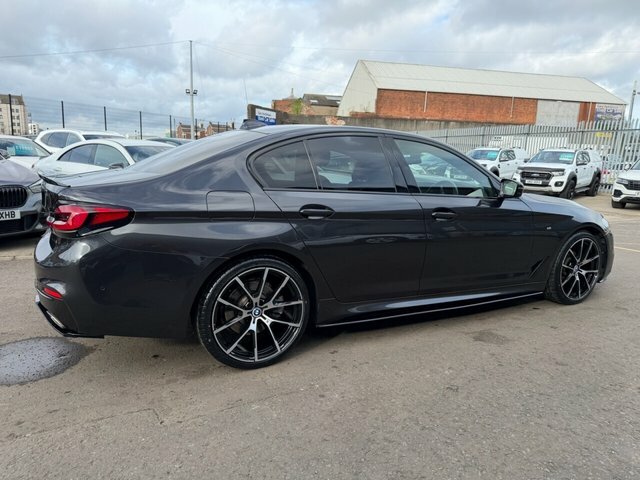 BMW 5 Series 2.0 520D Mht M Sport Saloon Hybrid LL20FJO Grey #3