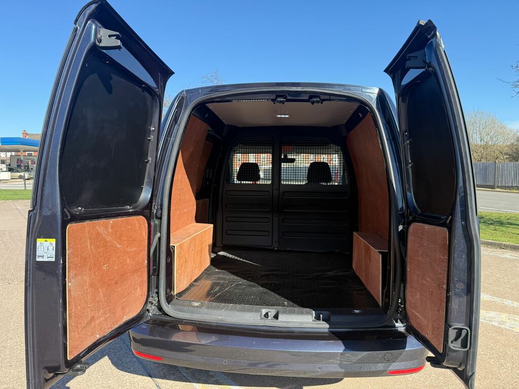 Volkswagen Caddy 2.0 Tdi C20 Highline Panel Van Dsg Swb VK69BAO Blue #2