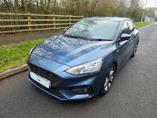 Ford Focus Ecoblue St-line Hatchback LL19UAN Blue #4