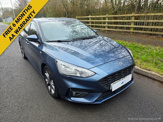 Ford Focus Ecoblue St-line Hatchback Blue