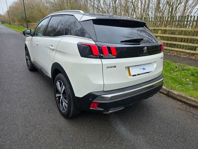 Peugeot 3008 Bluehdi Gt Line Suv SJ68XVU White #5
