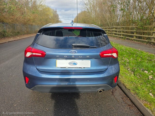 Ford Focus Ecoboost Zetec Hatchback AY68JTV Blue #6