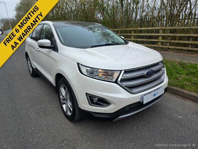 Ford Edge Tdci Titanium Suv White
