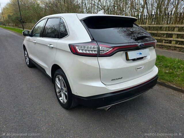 Ford Edge Tdci Titanium Suv SD17VXV White #5