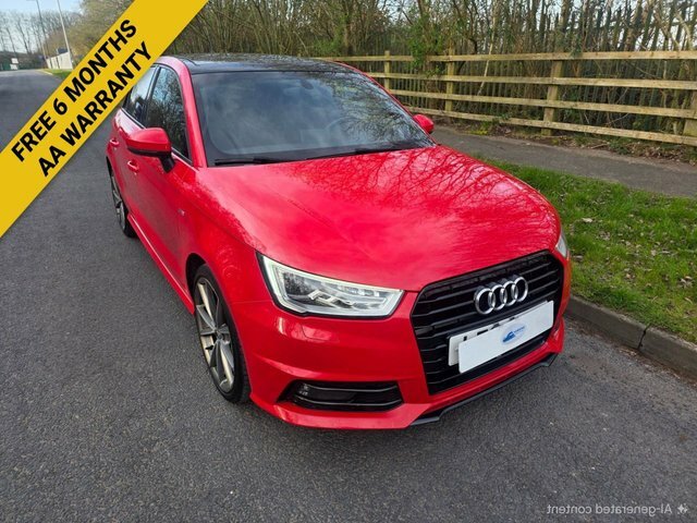 Audi A1 Tfsi Black Edition Sportback Red