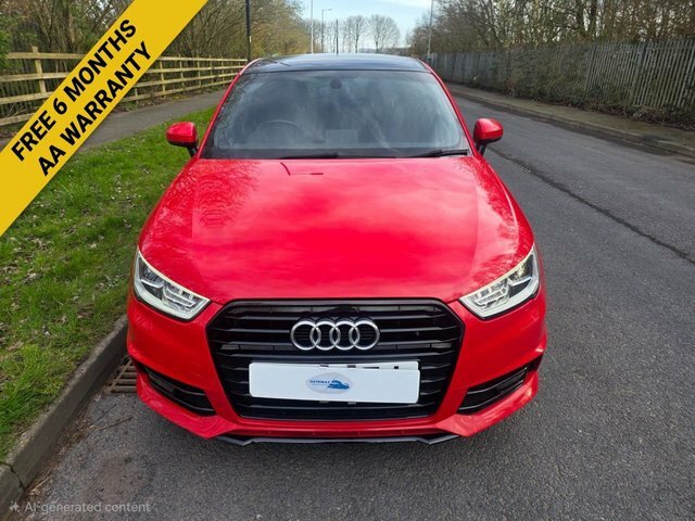 Audi A1 Tfsi Black Edition Sportback KR18RFJ Red #3