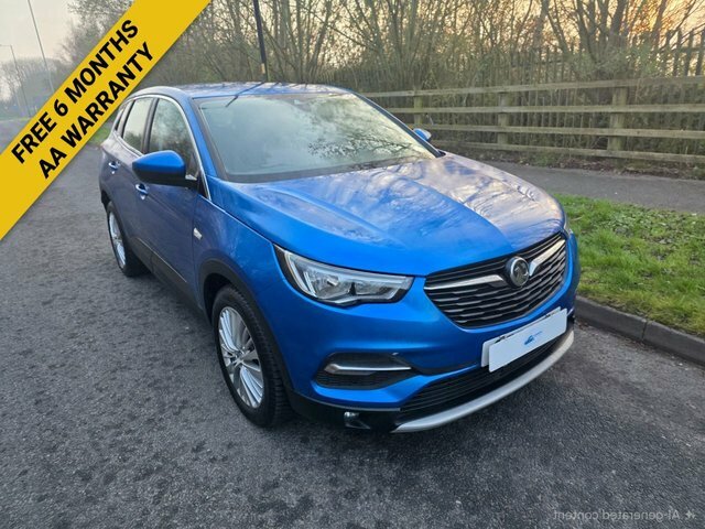Vauxhall Grandland X Turbo Gpf Tech Line Blue