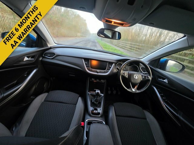 Vauxhall Grandland X Turbo Gpf Tech Line YE19DRR Blue #2