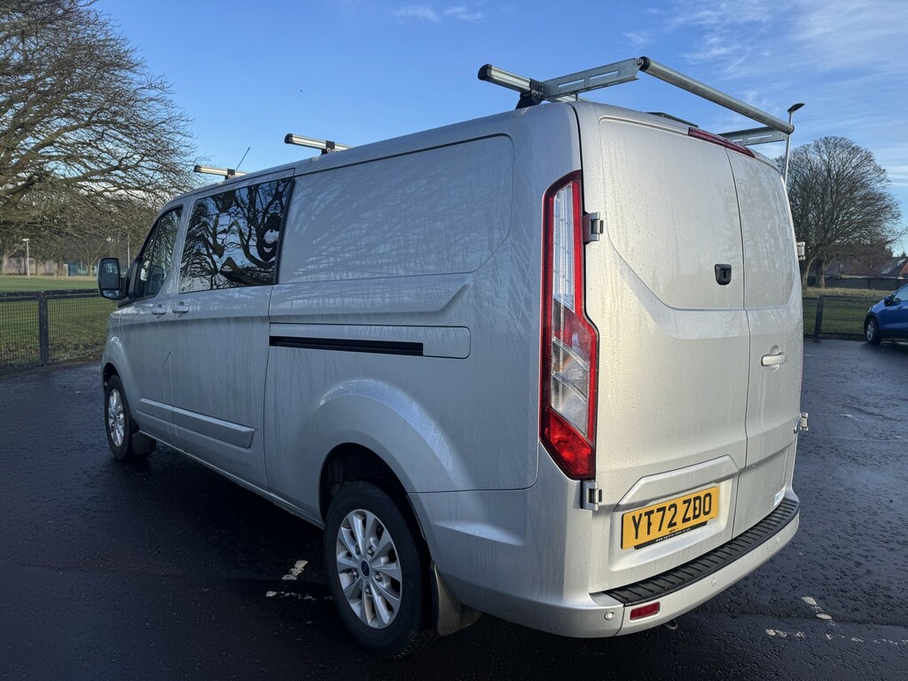 Ford Transit Custom Combi Van 2.0 Transit Custom Limited Dciv 300 L2 2 YT72ZDO Silver #4