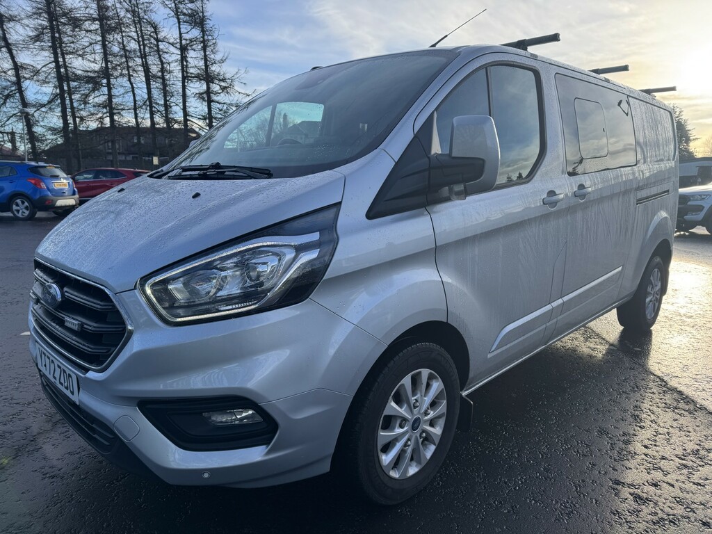 Ford Transit Custom Combi Van 2.0 Transit Custom Limited Dciv 300 L2 2 YT72ZDO Silver #2