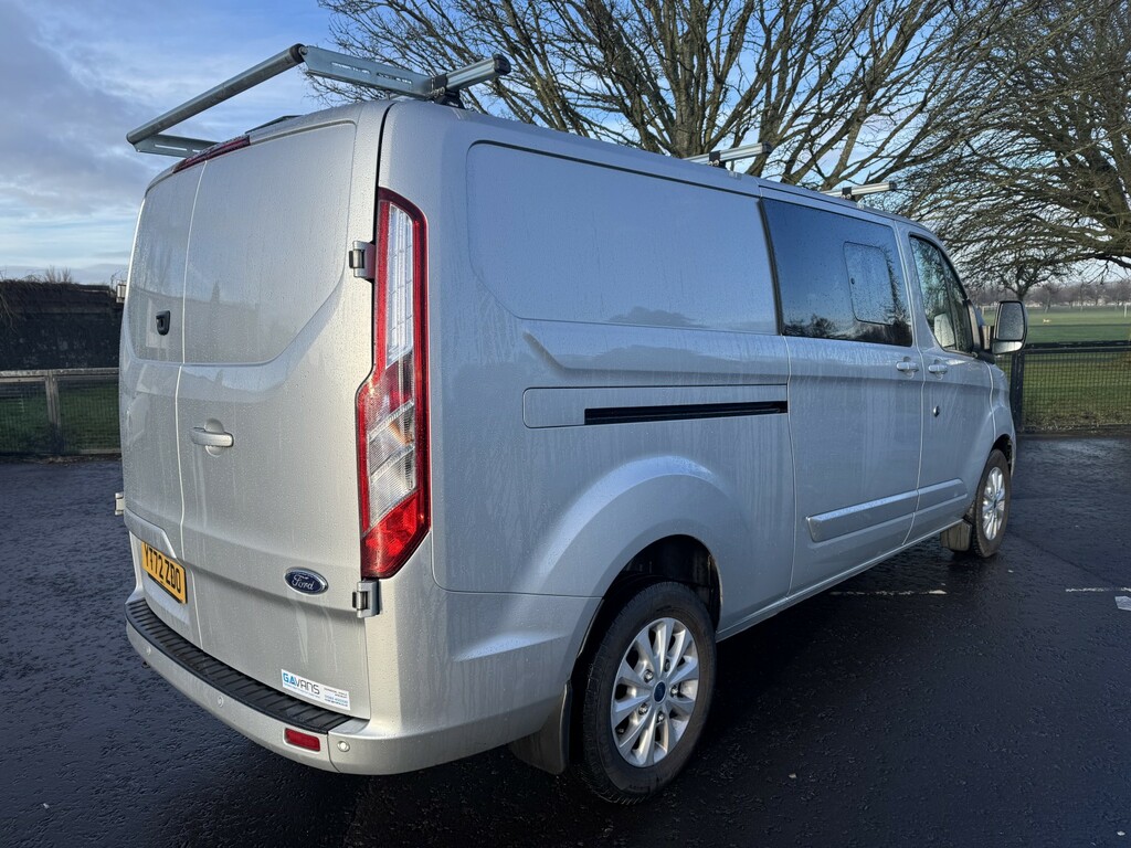 Ford Transit Custom Combi Van 2.0 Transit Custom Limited Dciv 300 L2 2 YT72ZDO Silver #6