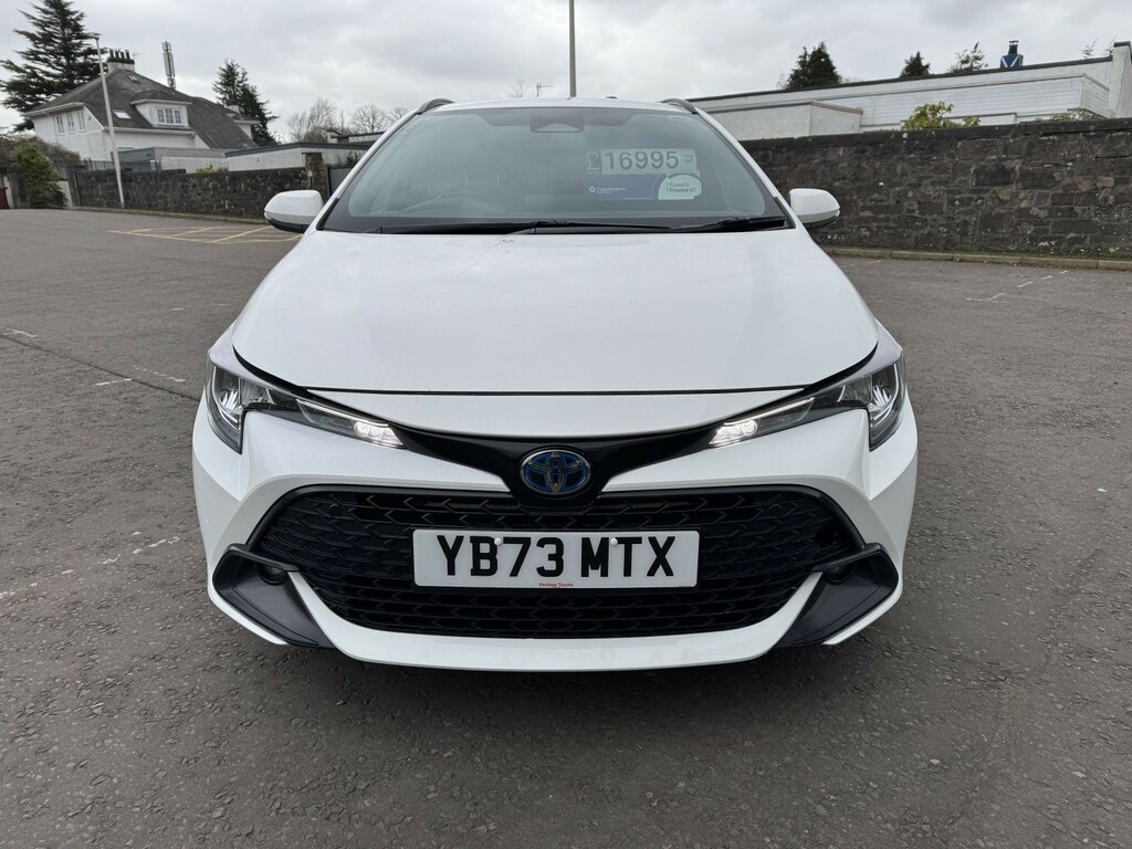 Toyota Corolla Car Derived Van 1.8 Vvt-h 202373 YB73MTX White #2