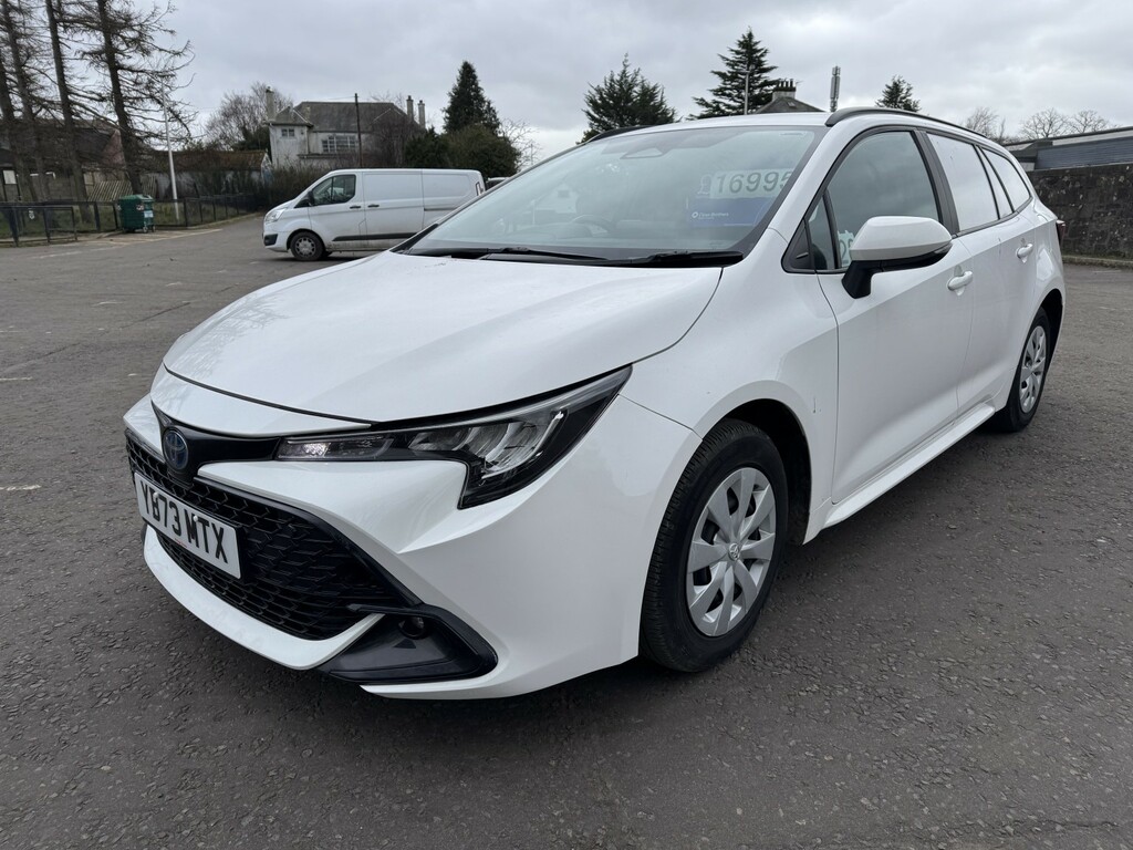 Toyota Corolla Car Derived Van 1.8 Vvt-h 202373 YB73MTX White #3