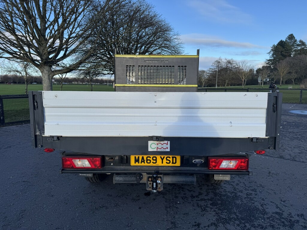 Ford Transit Custom Dropside Tipper 2.0 350 Ecoblue Premium 201969 MA69YSD White #6