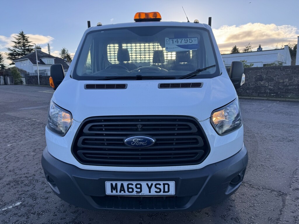 Ford Transit Custom Dropside Tipper 2.0 350 Ecoblue Premium 201969 MA69YSD White #3