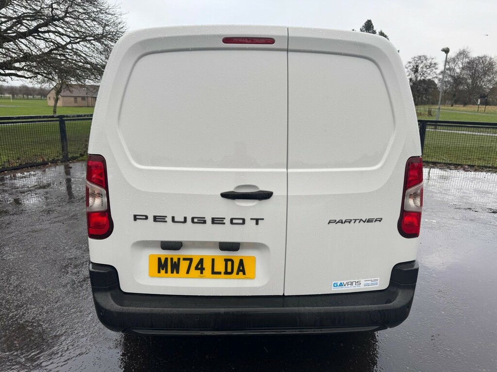 Peugeot Partner Panel Van 1.5 Bluehdi 950 Professional 202474 MW74LDA White #4