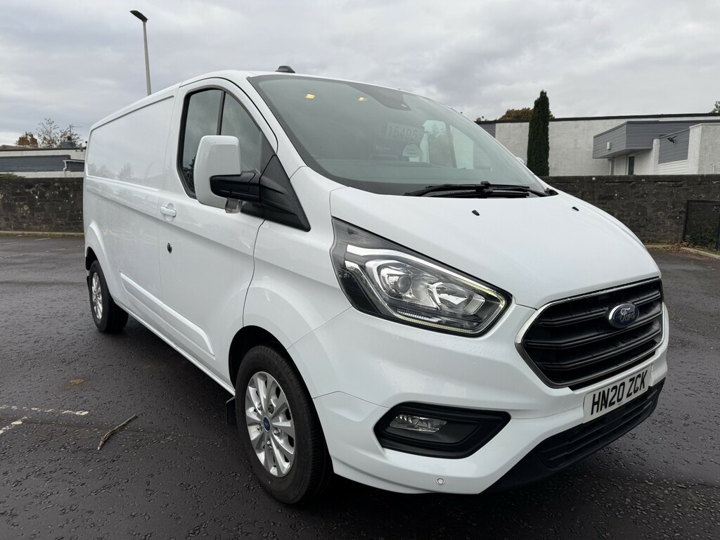 Ford Transit Custom Panel Van 2.0 300 Ecoblue Limited 202020 HN20ZCK White #2
