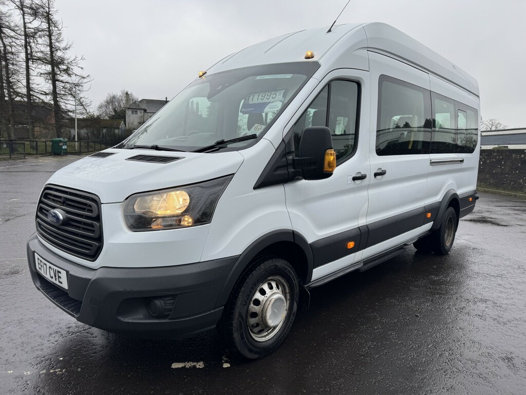 Ford Transit Custom Minibus 2.2 Tdci 460 Hdt Trend 201717 EF17CVE White #3