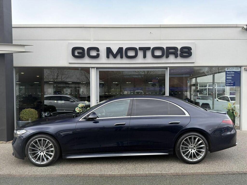 Mercedes-Benz S Class 2.9 S350ld Amg Line Premium Saloon G- Blue #4