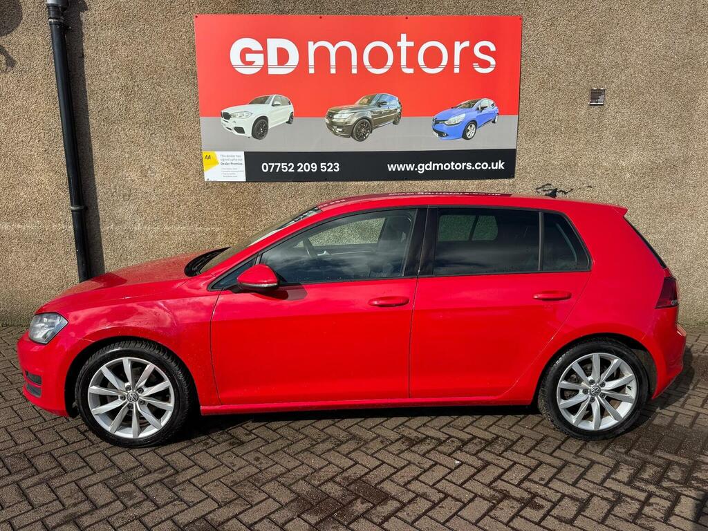 Volkswagen Golf Hatchback 1.4 Tsi Bluemotion Tech Act Gt Euro 6 S SG65FFE Red #2
