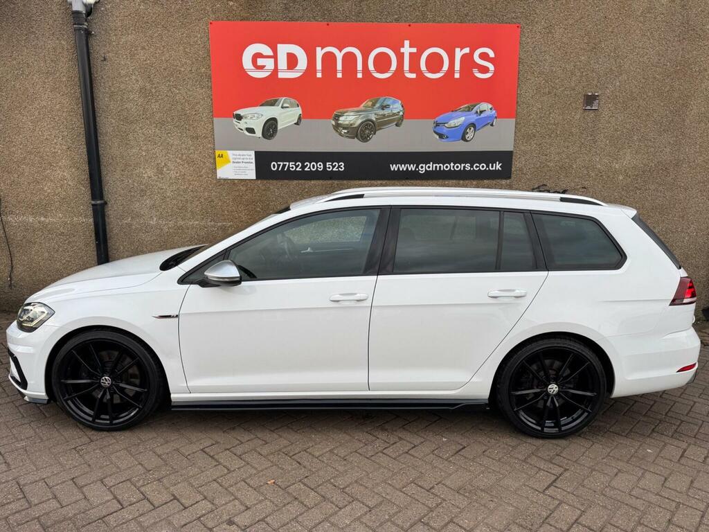 Volkswagen Golf Estate 2.0 Tsi R Dsg 4Motion Euro 6 Ss 201 GX69VRN White #3