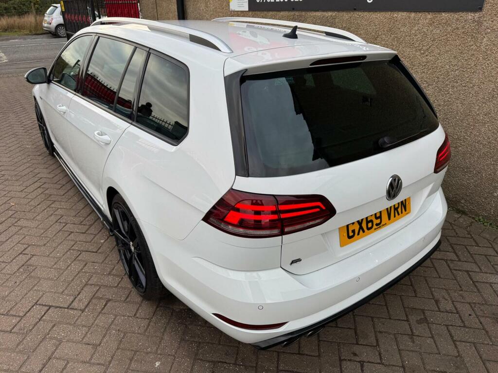 Volkswagen Golf Estate 2.0 Tsi R Dsg 4Motion Euro 6 Ss 201 GX69VRN White #4