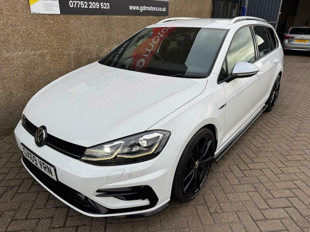 Volkswagen Golf Estate 2.0 Tsi R Dsg 4Motion Euro 6 Ss 201 GX69VRN White #2