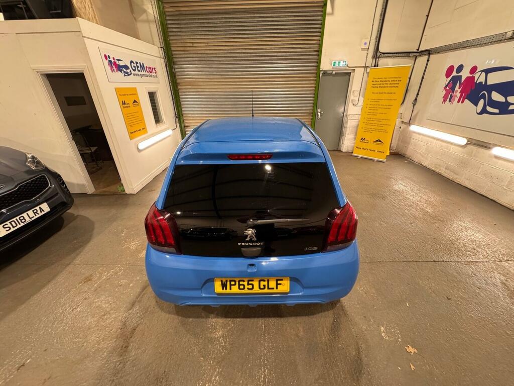 Peugeot 108 Hatchback 1.2 Puretech Allure 201565 WP65GLF Blue #5