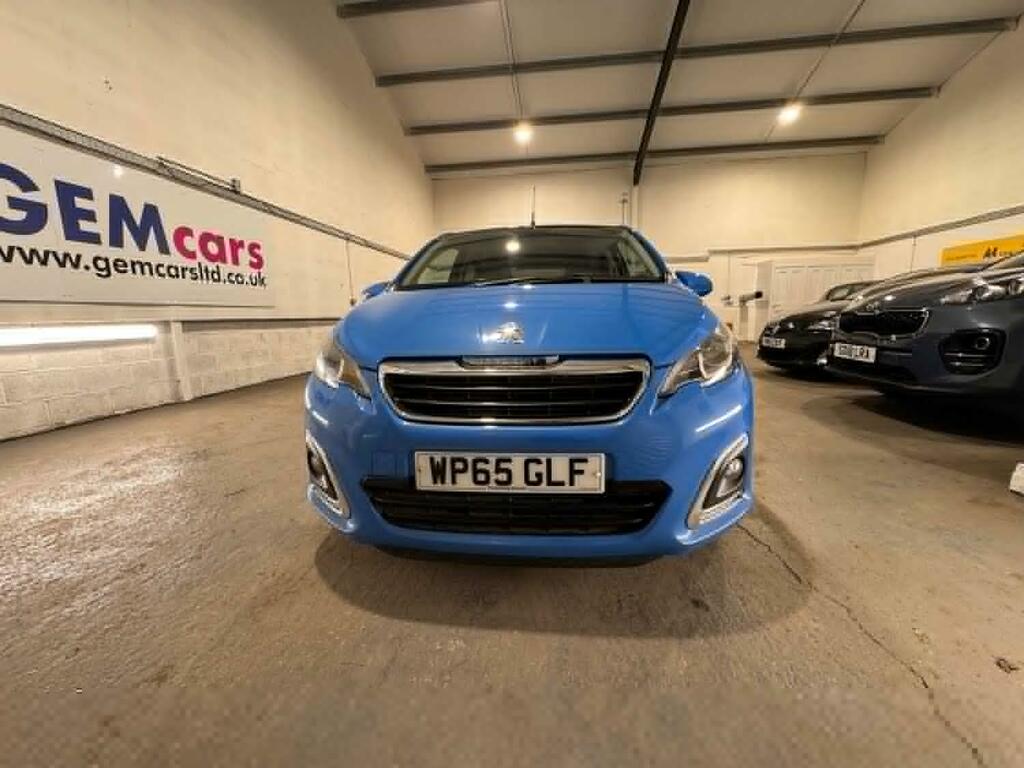 Peugeot 108 Hatchback 1.2 Puretech Allure 201565 WP65GLF Blue #2