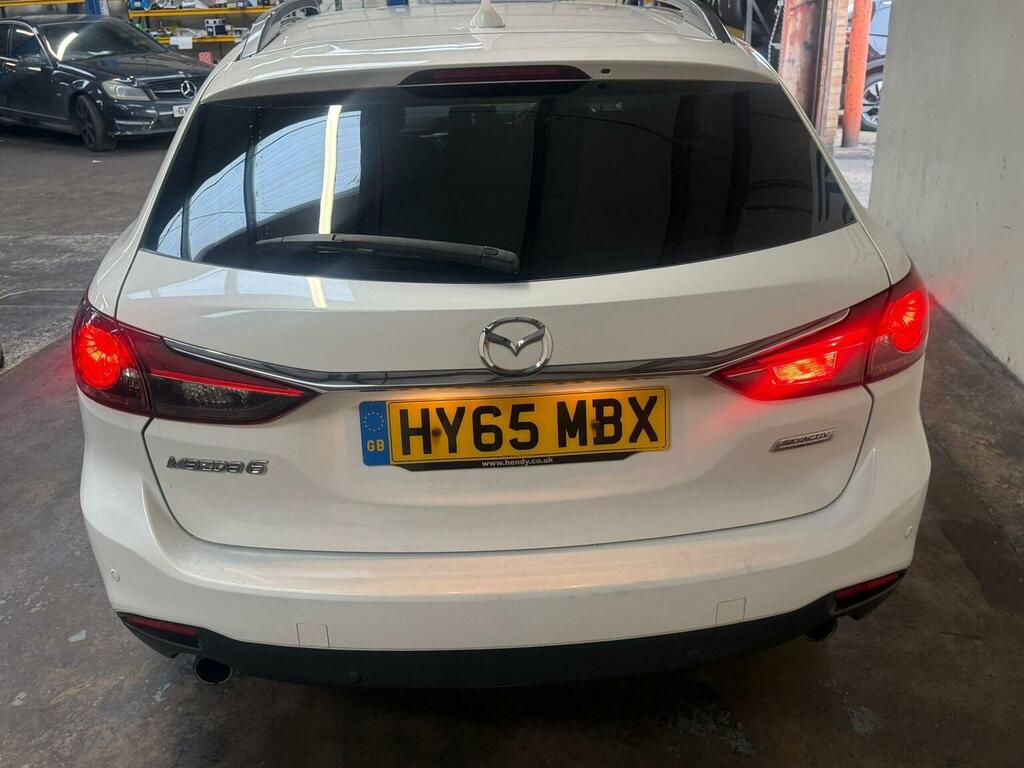 Mazda 6 Estate 2.2 Skyactiv-d Se-l Nav Tourer Euro 6 Ss HY65MBX White #4