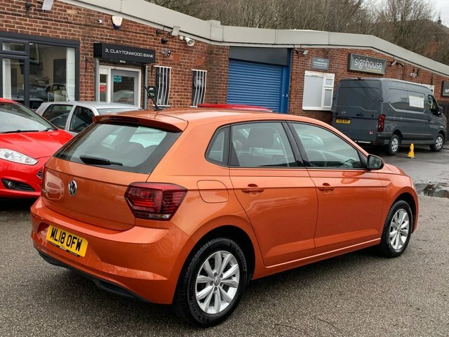 Volkswagen Polo 1.0 Se Hatchback ML18OFW Orange #3
