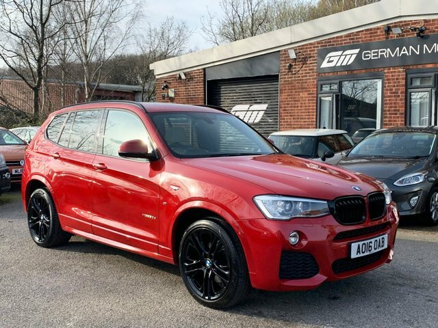 BMW X3 3.0 30D M Sport Red