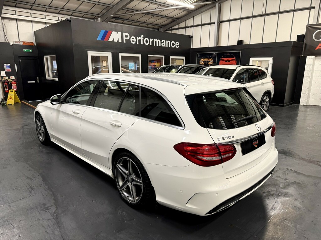 Mercedes-Benz C Class Estate 2.1 C250d Amg Line 201565 SG65WRA White #3