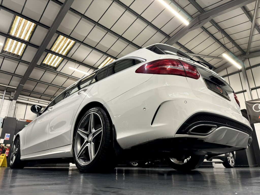 Mercedes-Benz C Class Estate 2.1 C250d Amg Line 201565 SG65WRA White #6