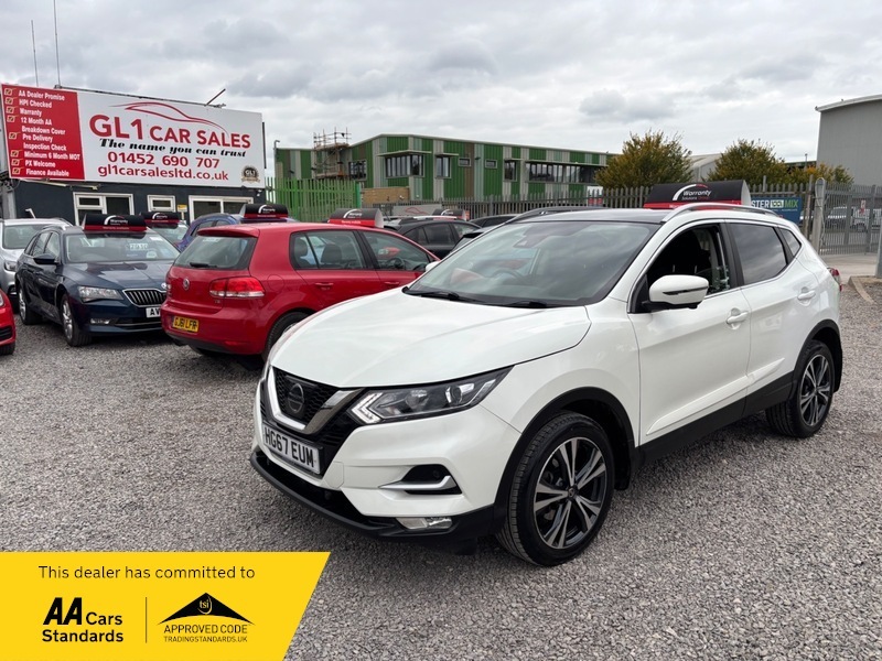 Nissan Qashqai N-connecta Dig-t360camera3 Month Warrantyfull White