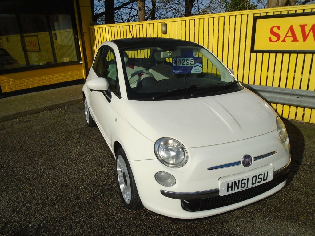 Fiat 500 1.2 Lounge Hatchback Euro 5 Ss White