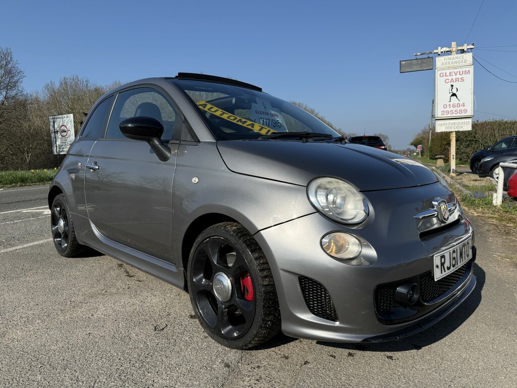 Abarth 500 Convertible 1.4 Abarth 500C 2011 RJ61MTO Grey #2