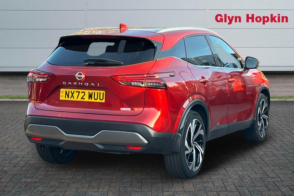 Nissan Qashqai 1.3 Dig-t Mh 158 Tekna NX72WUU Red #3